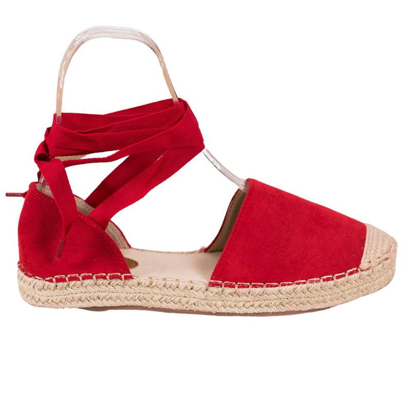 Seastar Bundet röda Espadrilles