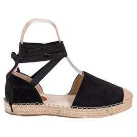 Seastar Knuten svart Espadrilles