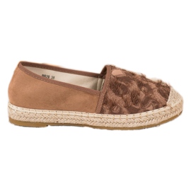 Seastar espadrillor i mocka brun