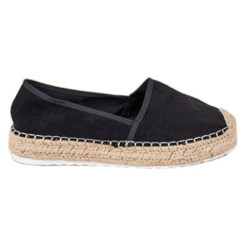 Seastar Svart mocka Espadrilles