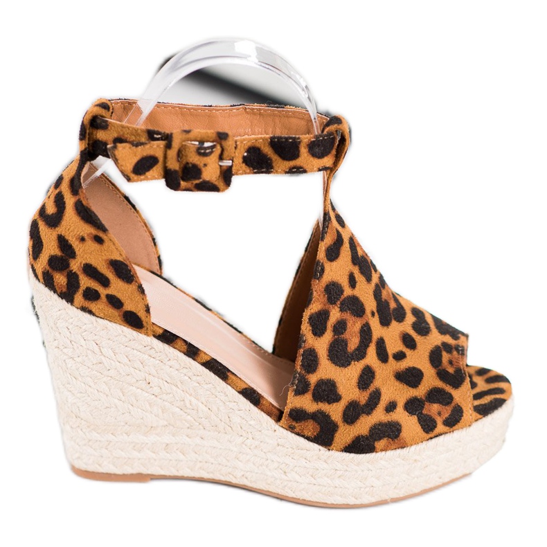 Queen Vivi Uppbyggda kilar i mocka brun