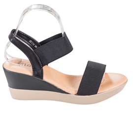 Clowse Lätta slip-on sandaler svart