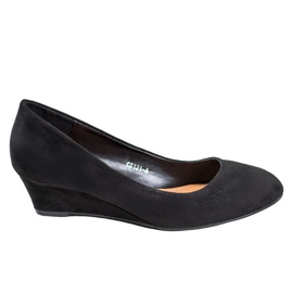 SHELOVET Svarta kilpumpar