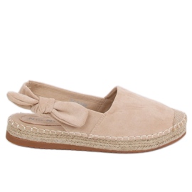 Beige Espadriller för kvinnor 3016 Beige