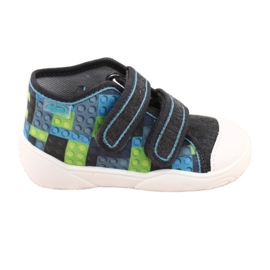 Befado orange barnskor 212P063 blå grå