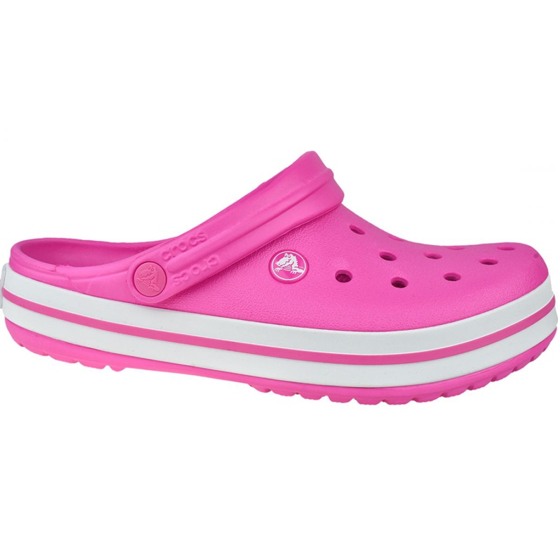 Crocs Crocband 11016-6QR skor vit rosa