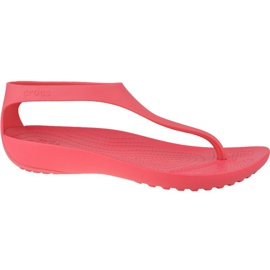Sandaler, flip-flops Crocs Serena Flip W 205468-611 röd