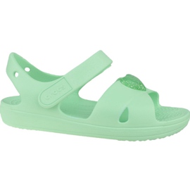 Crocs Classic Cross-Strap Sandal K 206245-3TI ['blå'] grön