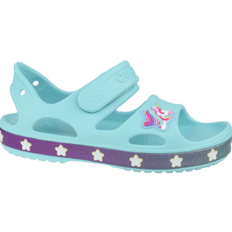 Crocs Fun Lab Unicorn Charm Sandal K 206366-4O9 blå