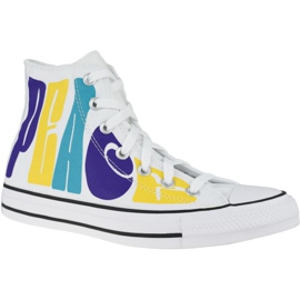 Converse Chuck Taylor All Star Hi Peace W 167892C skor vit
