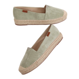 Klassiska gröna espadriller 99-23A Grön