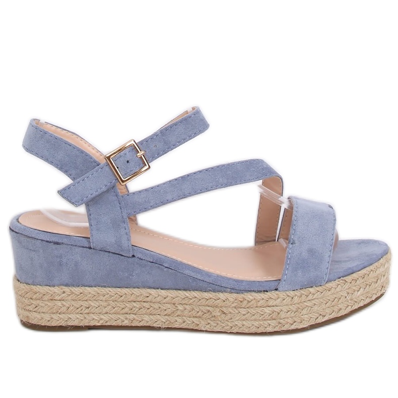 Blå espadrillessandaler 680-38 Blå