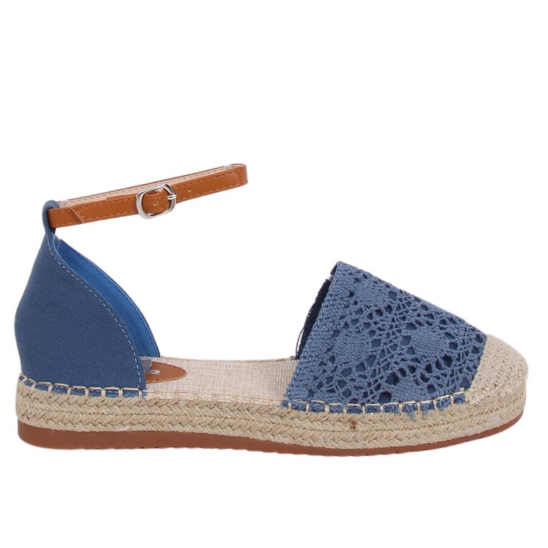 Espadrilles cut blue 3035 Blue blå