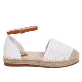 Espadrilles snitt vit 3035 Vit