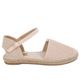 Beige espadriller för kvinnor MB-64119 Beige