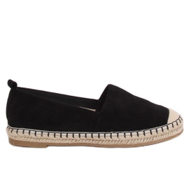 Svarta damas espadriller L-1068 Svart