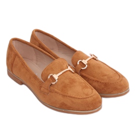 Dam loafers camel T355P Camel brun