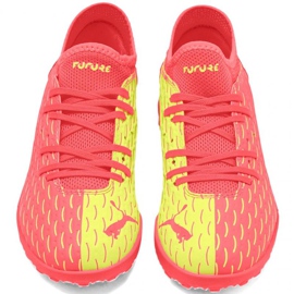 Puma Future Jr 5.4 Osg Tt 105952 01 fotbollsskor röd apelsiner och röda