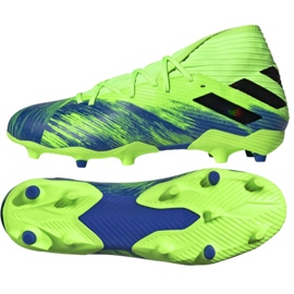 Adidas Nemeziz 19.3 Fg M FV3988 fotbollsskor röd grön