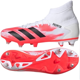 Adidas Predator 20.3 Sg M EG0911 fotbollsskor röd vit
