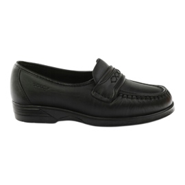 Solo Loafers for Sensitive Feet Comfort Black 015 svart