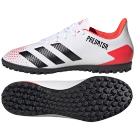 Adidas Predator 20.4 Tf M EG0925 fotbollsskor röd vit