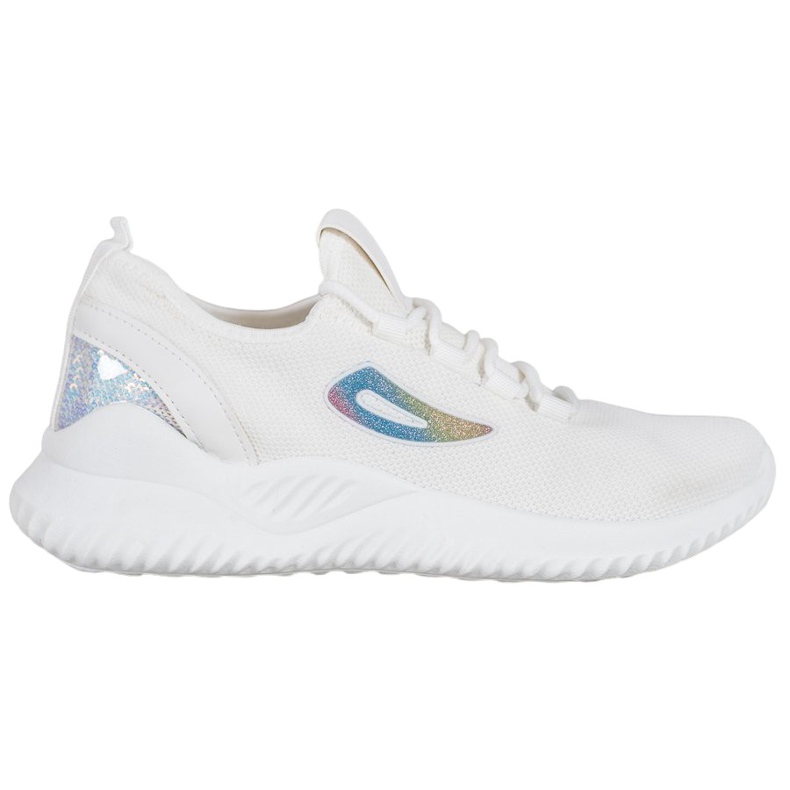 MCKEYLOR Sneakers med paljetter vit