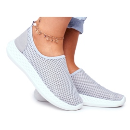 SEA Dam Sport Slip-on skor grå Gestacio