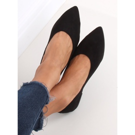 Svarta kvinnors ballerinor NK19P Svart