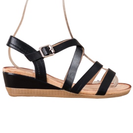 Mannika Casual Wedge Shoes svart