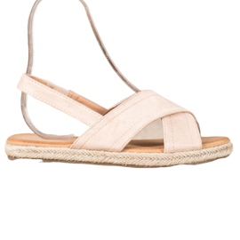 SHELOVET Sandaler i mocka brun