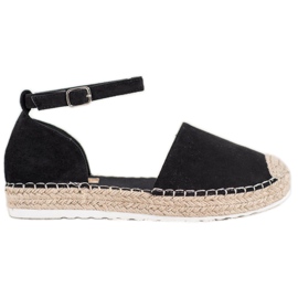 Seastar Mocka Espadrilles Med Spänne svart
