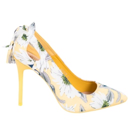 Seastar Snygga nålar i blommor mångfärgad gul