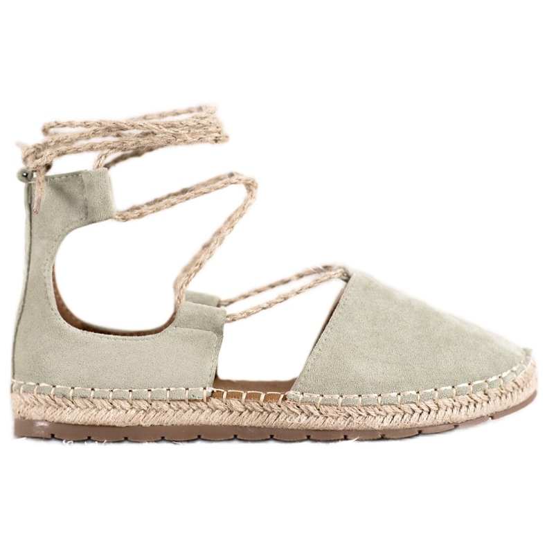 Seastar Mocka Espadrilles med bindning grön