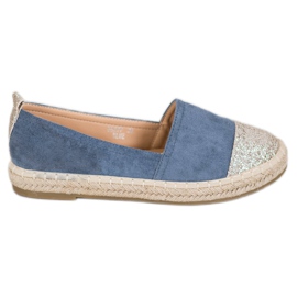 Seastar Espadriller med glitter blå