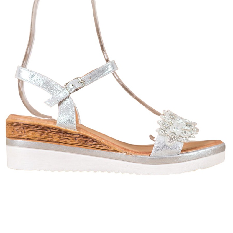 Mannika Eleganta kilar med dekorationer grå