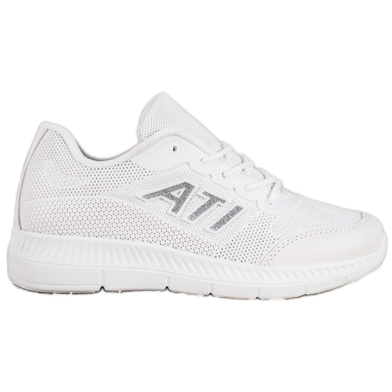 SHELOVET Bekväma skor med mesh vit grå