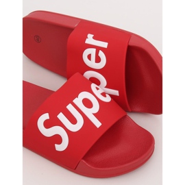 Röd Kvinnors röda tofflor CK110 Röd