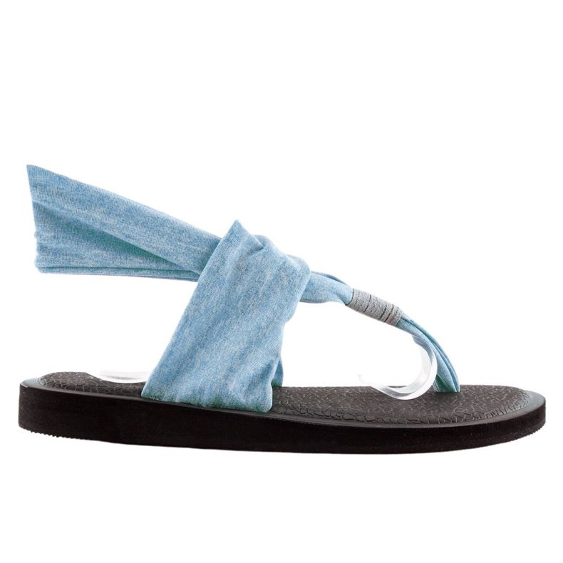 Blå DD81P Blå flip-flops, bomull