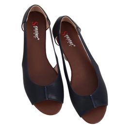 Öppna skor marinblå NH-23P DK.BLUE