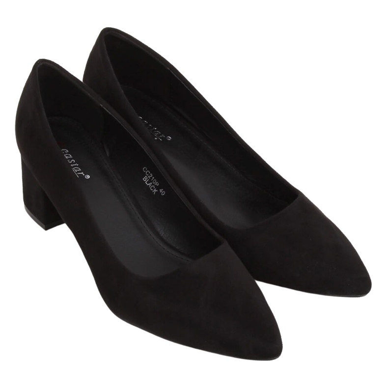 Black Pumps lågklackat svart CC210P Black