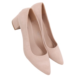 Lågklackade pumps beige CC210P Beige