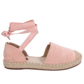 Rosa espadriller för kvinnor LL-230P Rosa