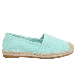 Ladies 'mint espadrilles 4855 LT.BLUE Ii Quality grön