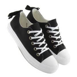 Damskor med rosett 8935 Svart Ii Genre