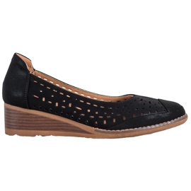 Pumpar på VINCEZA -kilen svart