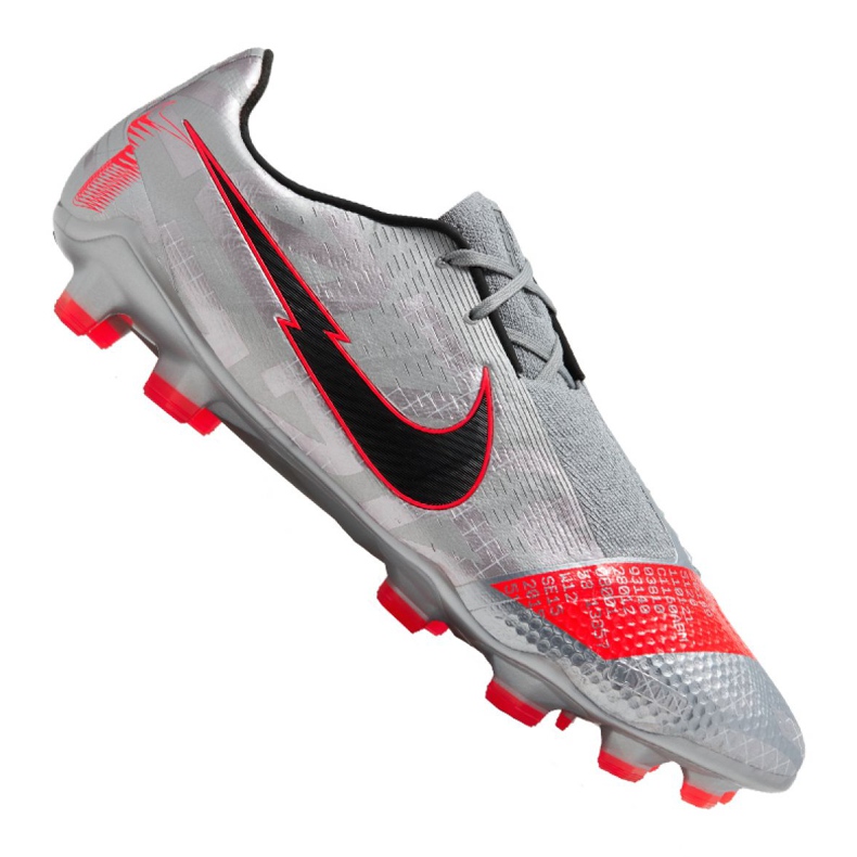 Nike Phantom Vnm Elite Fg M AO7540-906 fotbollsskor grå silver-