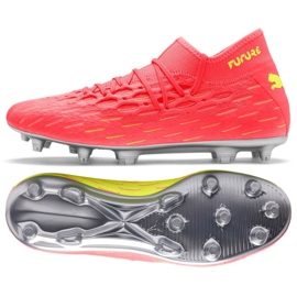 Fotbollsskor Puma Future 5.2 Netfit Osg FG / AG M 105934 01 röd röd