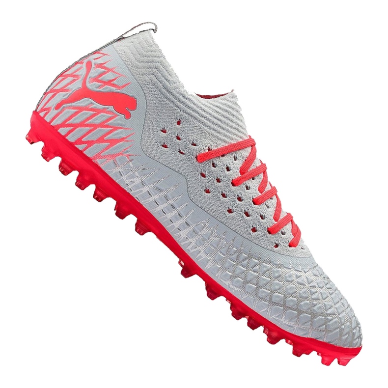 Puma Future 4.2 Netfit Mg M 105681-01 fotbollsskor silver-