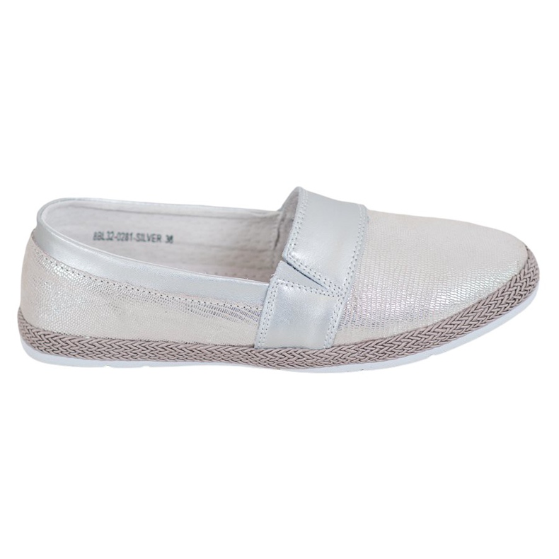 Evento Bekväma Silver Slipons grå